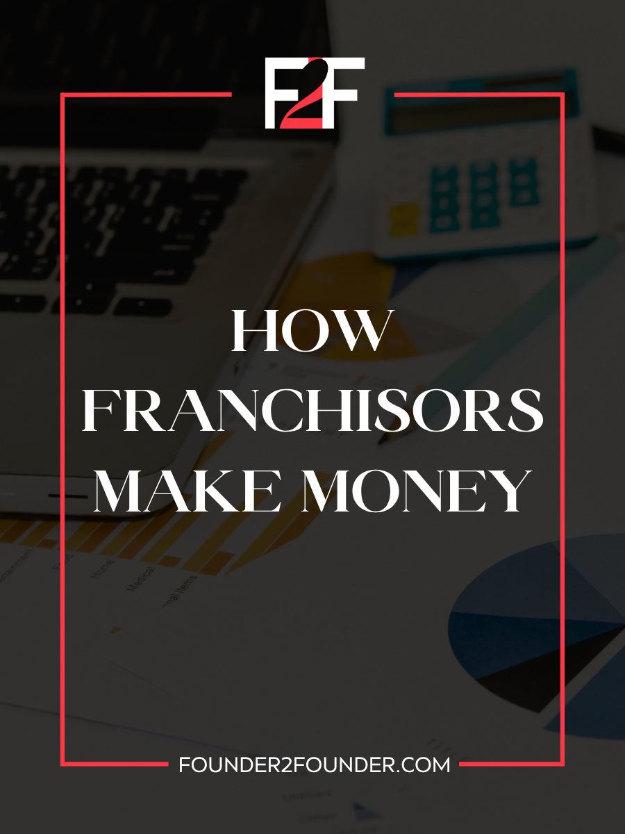 How does the franchisor make money - franchise revenue model blog post graphic